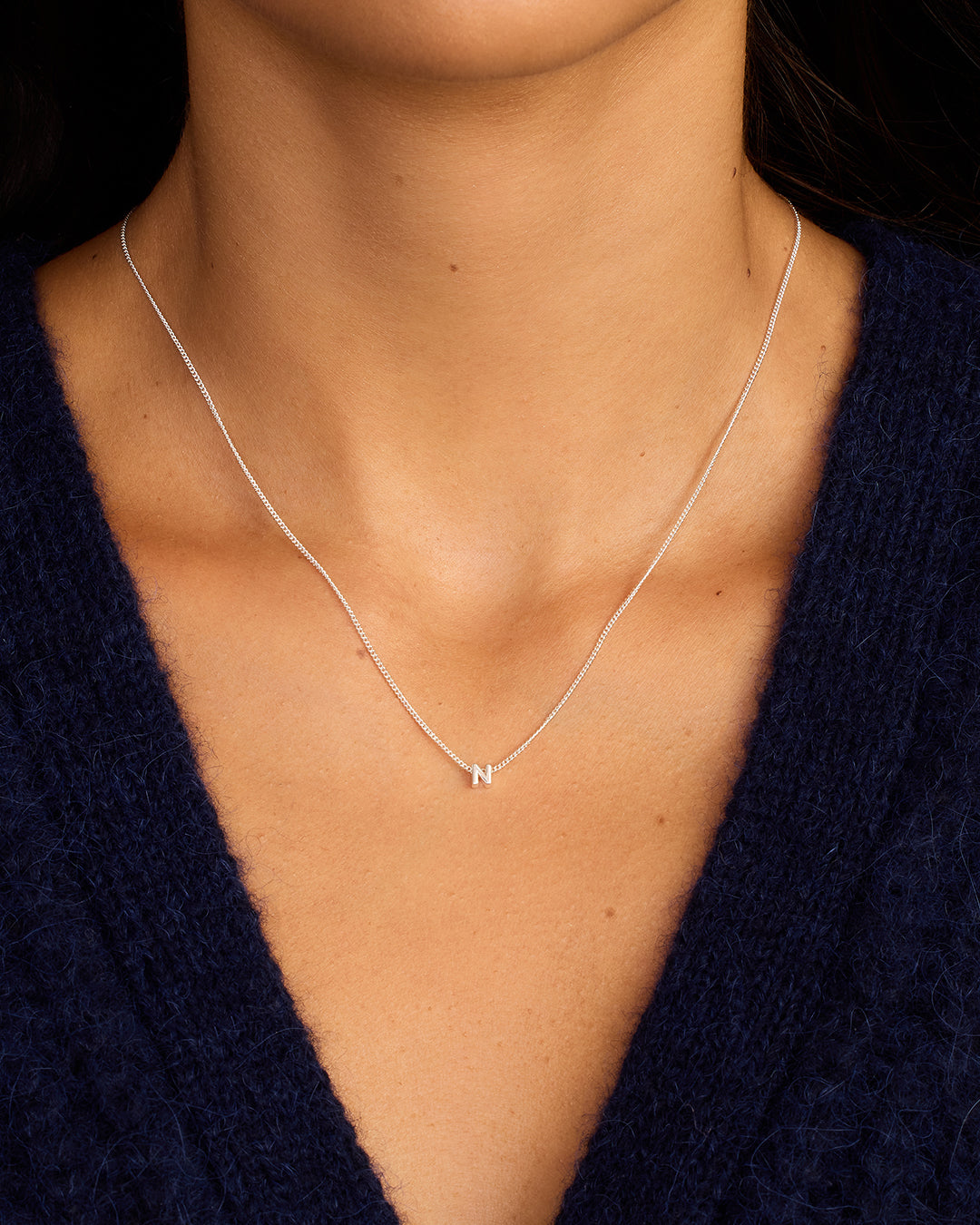 Wilder Mini Alphabet Necklace - Personalized Initial Pendant Jewelry for Women | Perfect Gift for Birthday, Anniversary & Everyday Wear