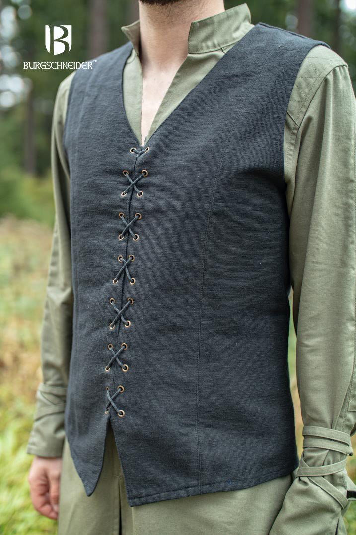 Men's Slim Fit Black Vest - Lightweight & Breathable for Outdoor Activities, Gym, and Casual Wear