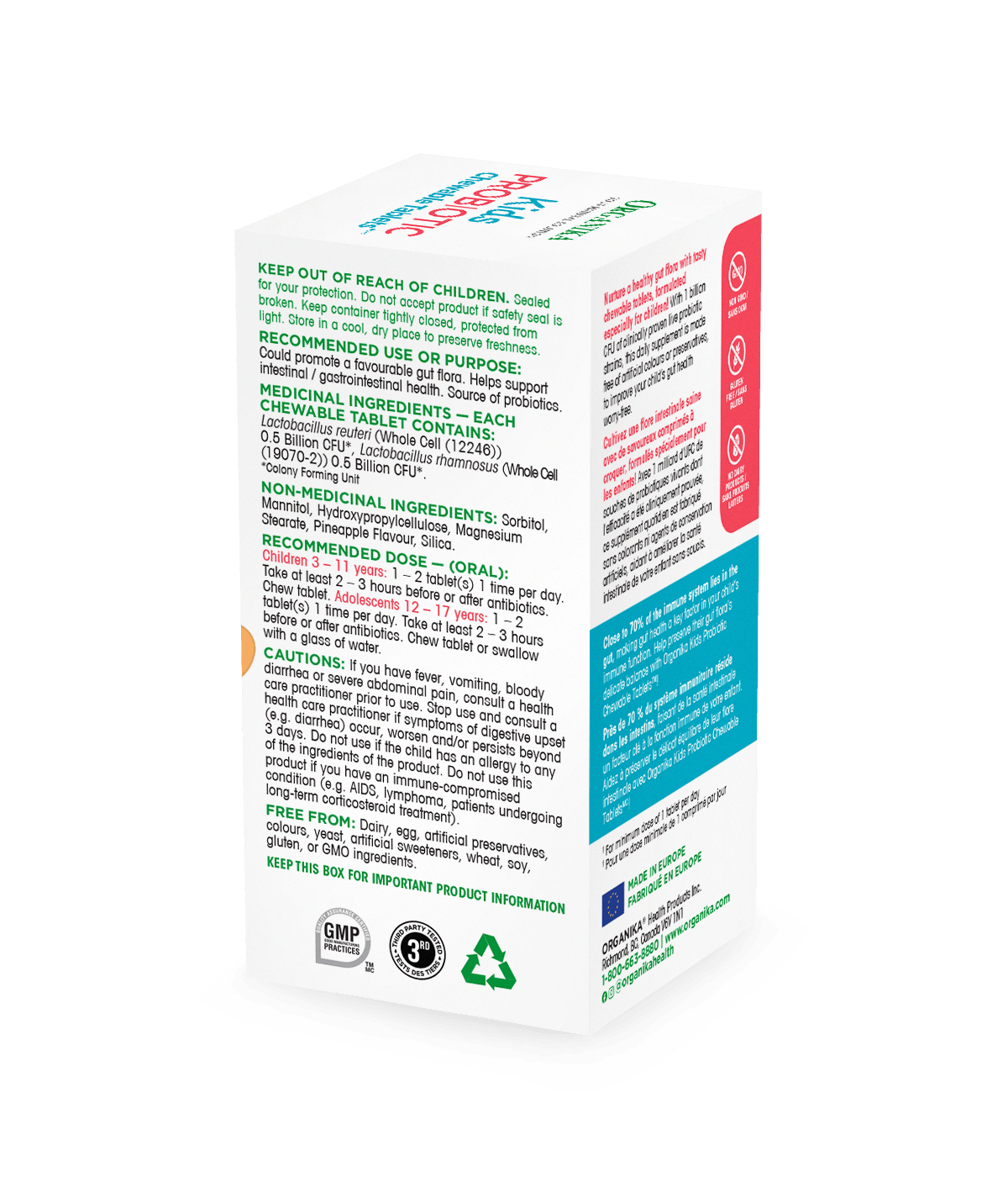 Best Kids Probiotic Chewable Tablets for Gut Health - Strawberry Flavor - Immune & Digestive Support - Perfect for Travel, School & Daily Wellness