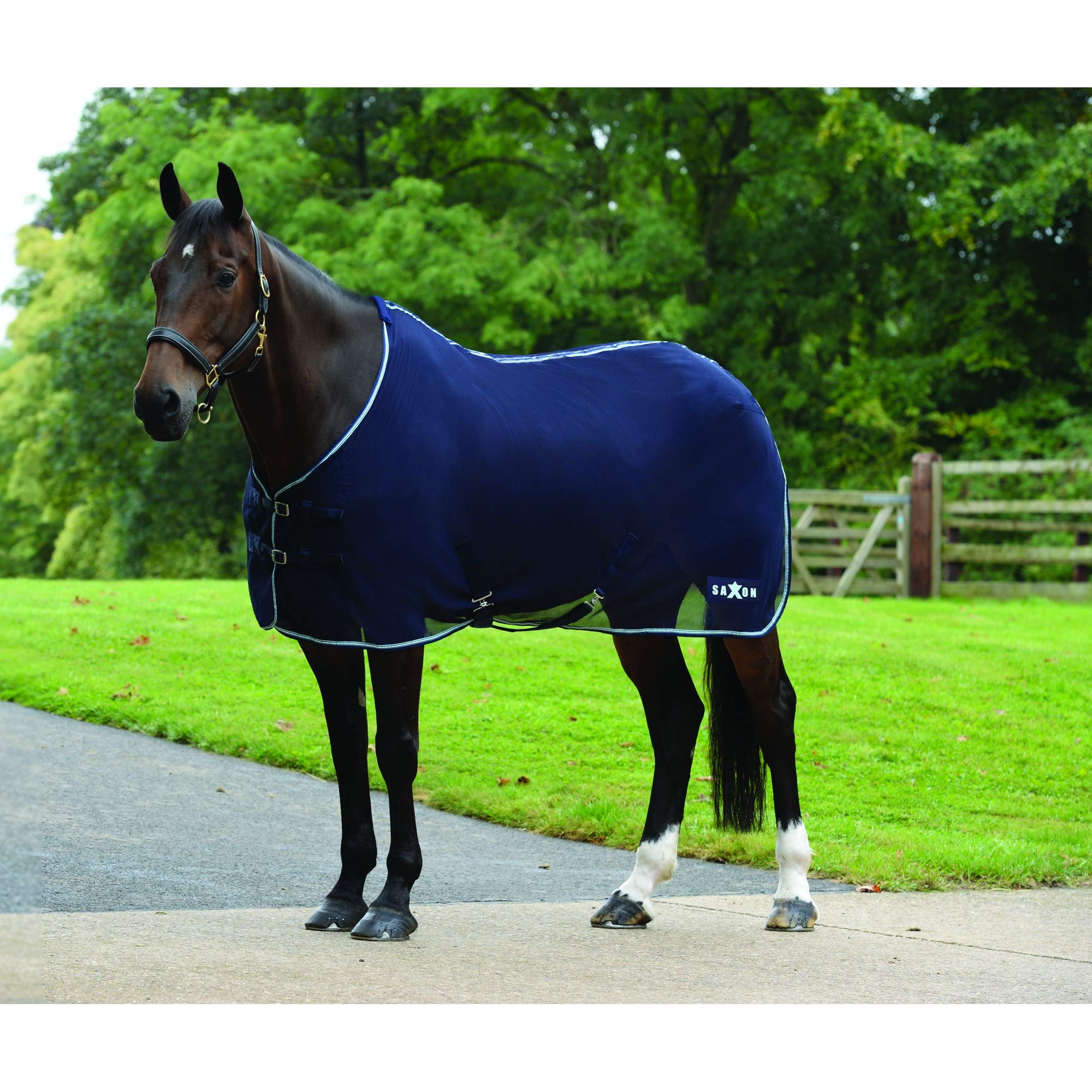 Saxon Element Standard Neck Net Cooler Rug - Breathable & Lightweight Cooling Scarf for Outdoor Sports, Hiking, and Summer Activities