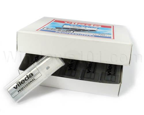 Vileda 4in/10cm Evolution Stainless Steel Blades for Pocket Scraper - Durable Replacement Blades for Cleaning Stickers, Paint & Grout - Perfect for Home Improvement & DIY Projects