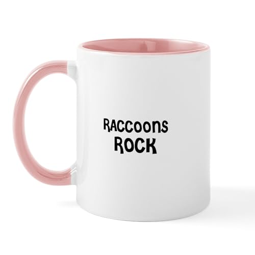 White/Pink Inside - RACCOONS ROCK Mug