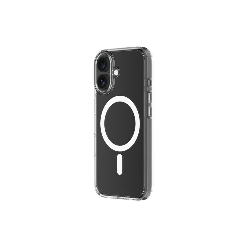 QDOS Hybrid Drop Case for iPhone 16 - Shockproof Protective Cover with Clear Design | Perfect for Everyday Use, Outdoor Activities & Travel Protection