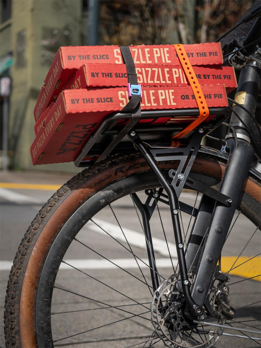 Old Man Mountain Pizza Rack - Heavy Duty Bicycle Cargo Carrier for Camping, Delivery & Urban Commuting | Perfect for Pizza Delivery, Groceries & Outdoor Adventures