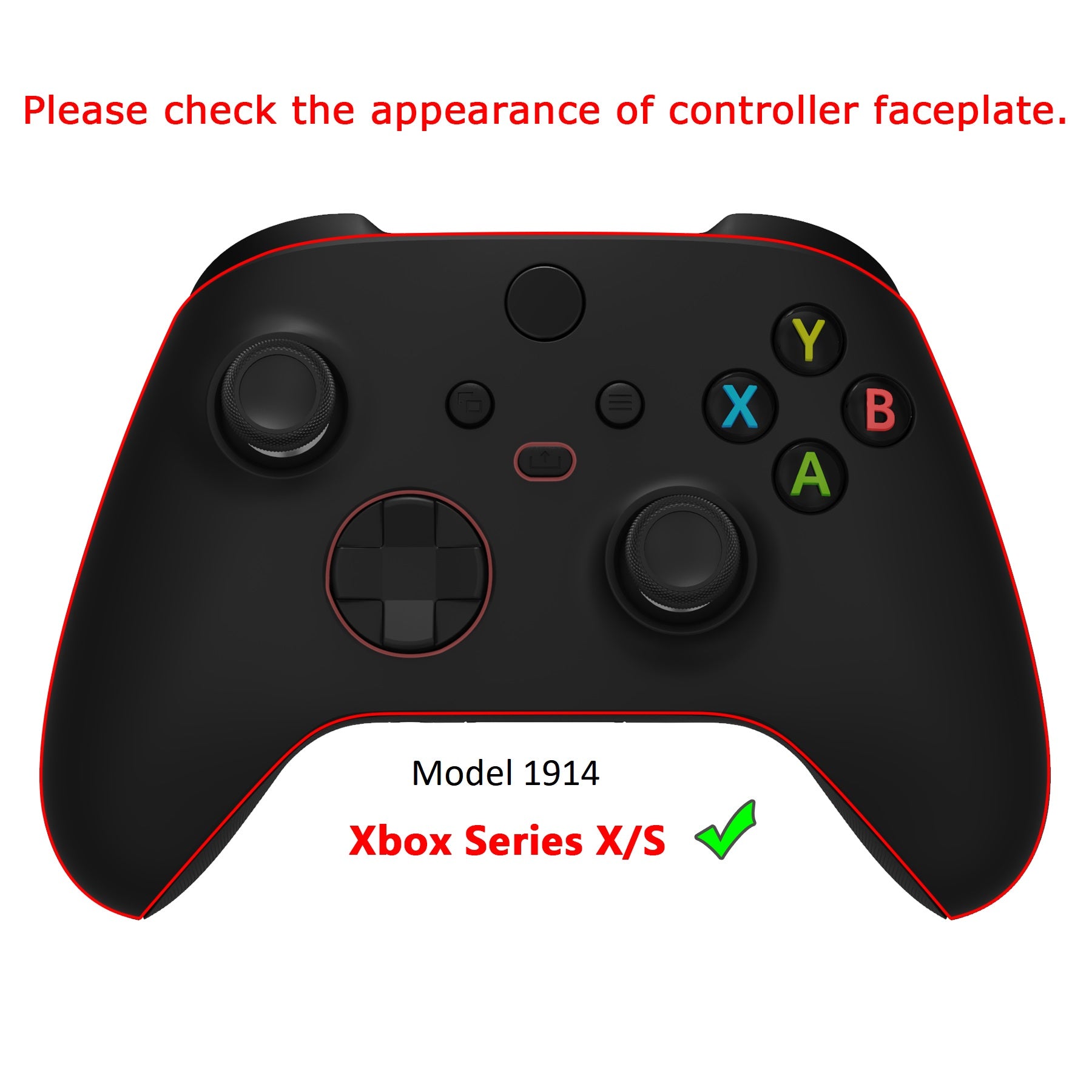 eXtremeRate Full Housing Shell Case with Buttons for Xbox Series X & S Controller - Scarlet Red | Custom Replacement Cover for Enhanced Gaming Experience | Perfect for Competitive Gaming & Long Play Sessions