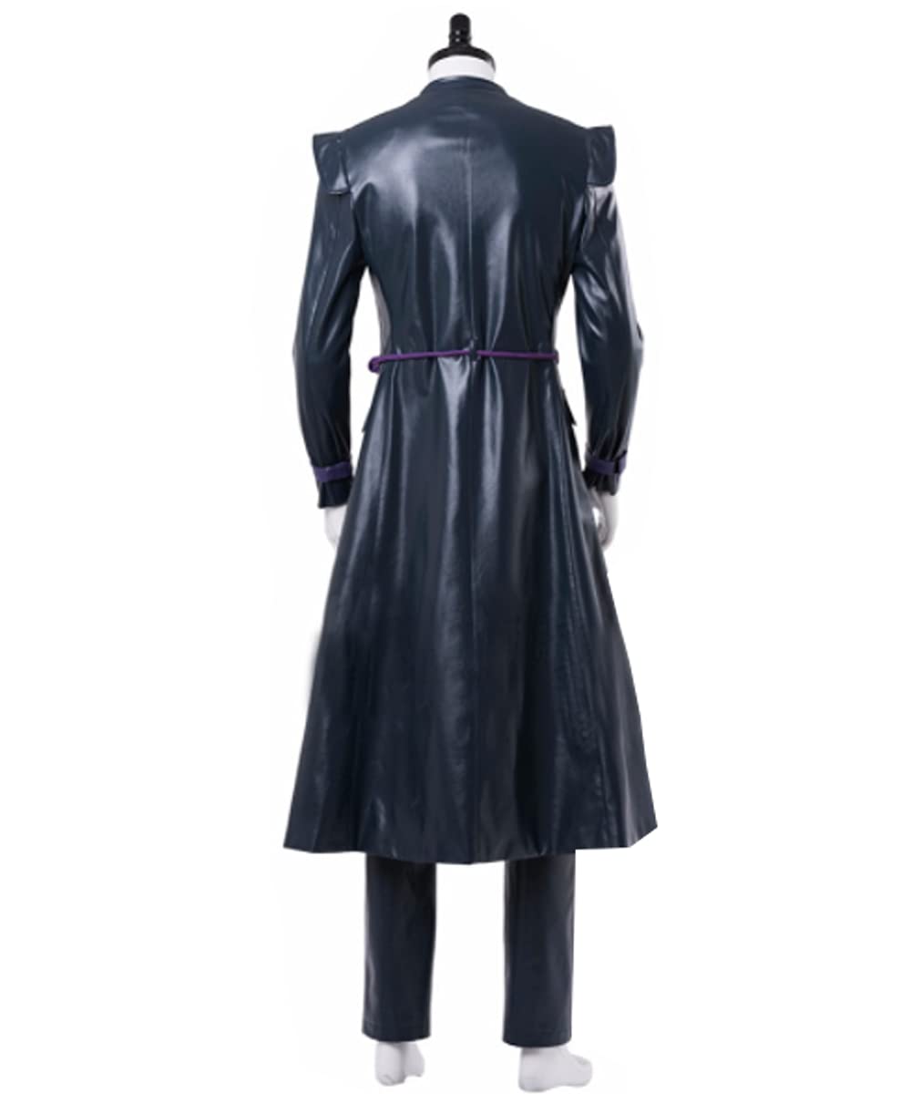 Anime Men's Cosplay Cloak - Premium Leather Costume for Halloween Party & Convention Outfit | Perfect for Cosplay Events, Comic Con & Themed Parties