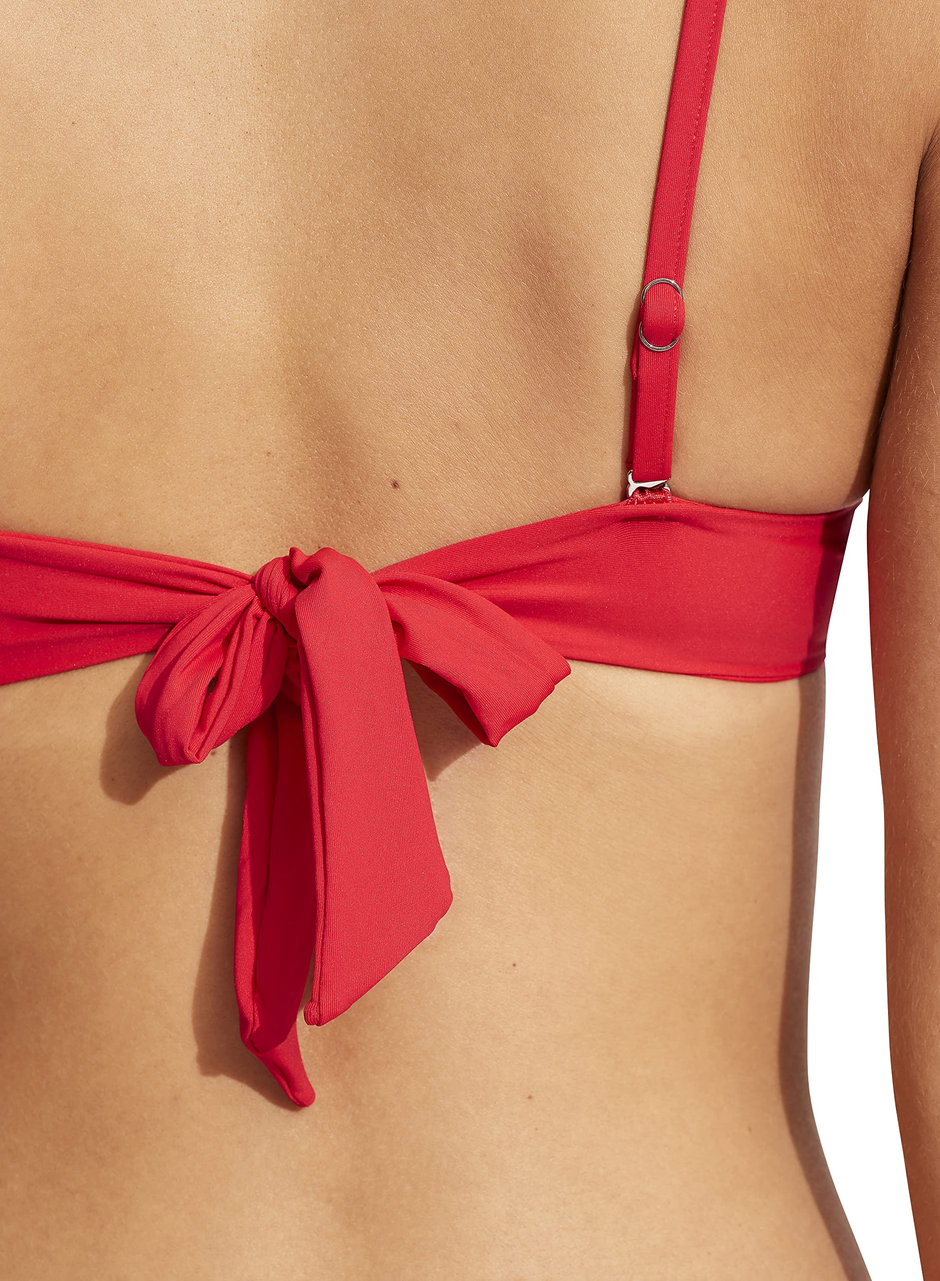 Seafolly Women's Underwire Long Triangle Bikini Top - Adjustable Straps & Push-Up Support for Beach, Pool & Vacation Swimwear
