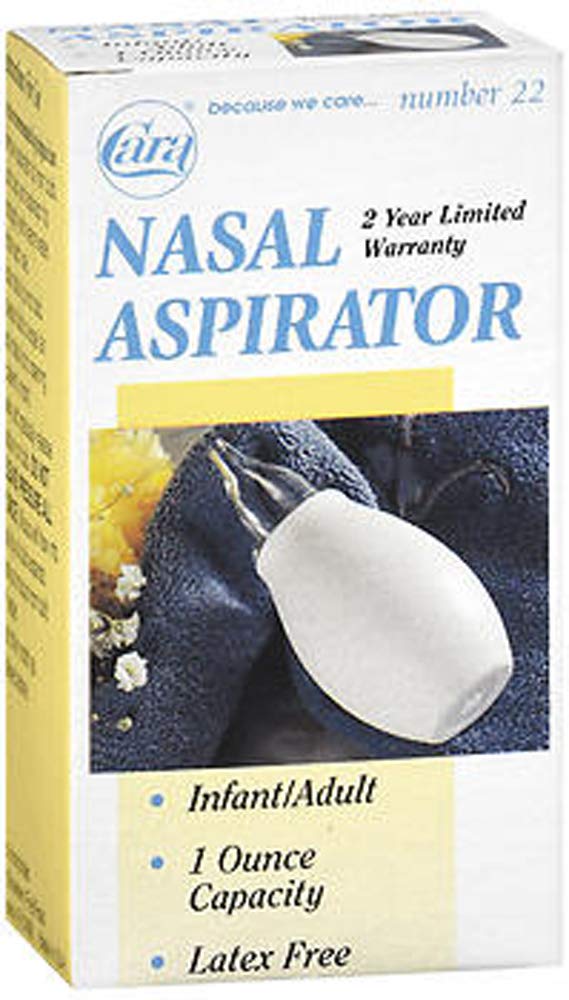 Best Home Health Care Nasal Aspirator - 1oz Baby Nose Cleaner for Newborns & Infants - Gentle Suction for Congestion Relief - Perfect for Nursery, Travel & Sick Days