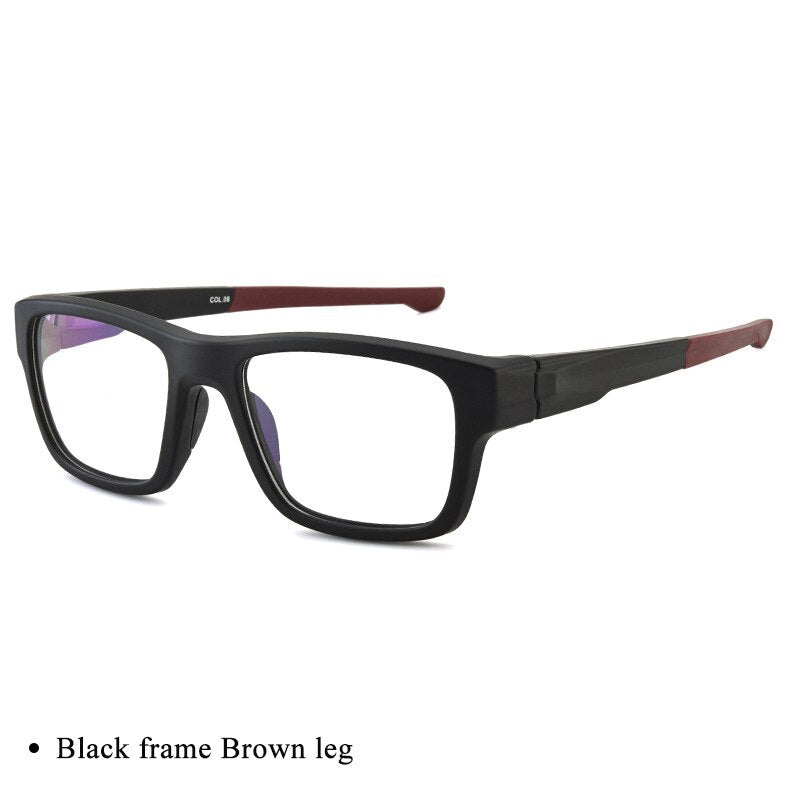 Bclear TR 90 Titanium Full Rim Sports Eyeglasses for Men - Lightweight & Durable Frame (Model ZT9224) - Perfect for Running, Cycling & Outdoor Activities