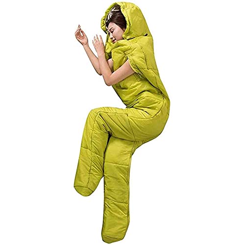 Humanoid Sleeping Bag for Adults - 4 Season Ultralight Warm Camping Sleeping Bag with Separated Legs - Perfect for Outdoor Adventures, Hiking, Backpacking & Cold Weather Camping