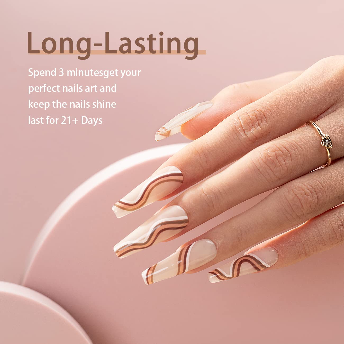 Nude Gel Nail Polish Set - 6 Skin Tone Colors (7.5ml) | Clear Pink, Coffee, Brown & Beige | Soak Off UV/LED Gel Polish for Fall Winter Manicures | DIY French Tip Nail Art at Home | Perfect for Professional Salon & Home Use