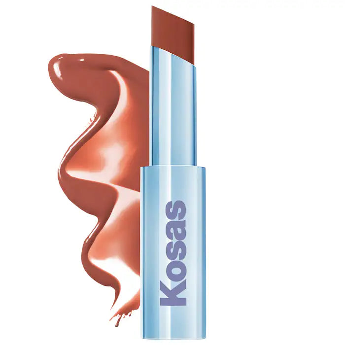 Kosas Hydrating Lip Gloss with Ceramides - Wet Stick™ for Moisturized, Shiny Lips | Perfect for Daily Wear, Makeup Looks & On-the-Go Hydration