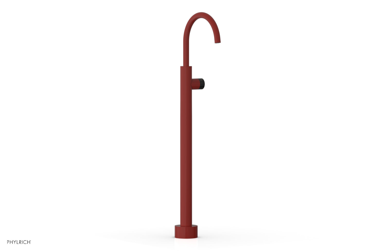 Premium BASIC II Tall Floor Mount Tub Filler with Elegant Marble Handle - Model 230 47 02 - Perfect for Modern Bathrooms & Luxury Spa Retreats