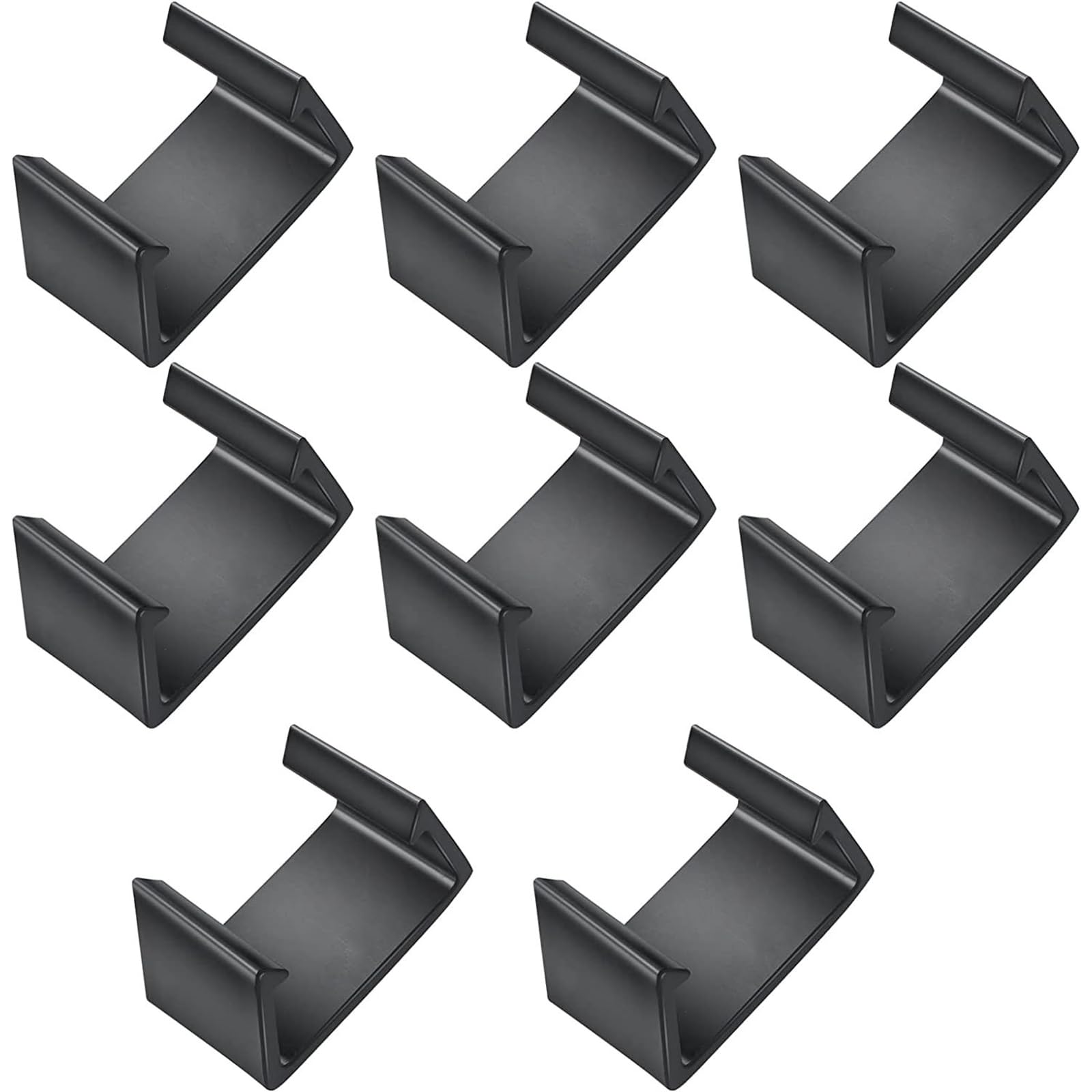8 PCS Heavy Duty Outdoor Sofa Clips - Sectional Couch Connectors for Wicker & Patio Furniture - Barrel Chair Fasteners - Secure Your Outdoor Couch (Large Size) - Perfect for Backyard, Deck, Poolside & Garden Furniture Assembly