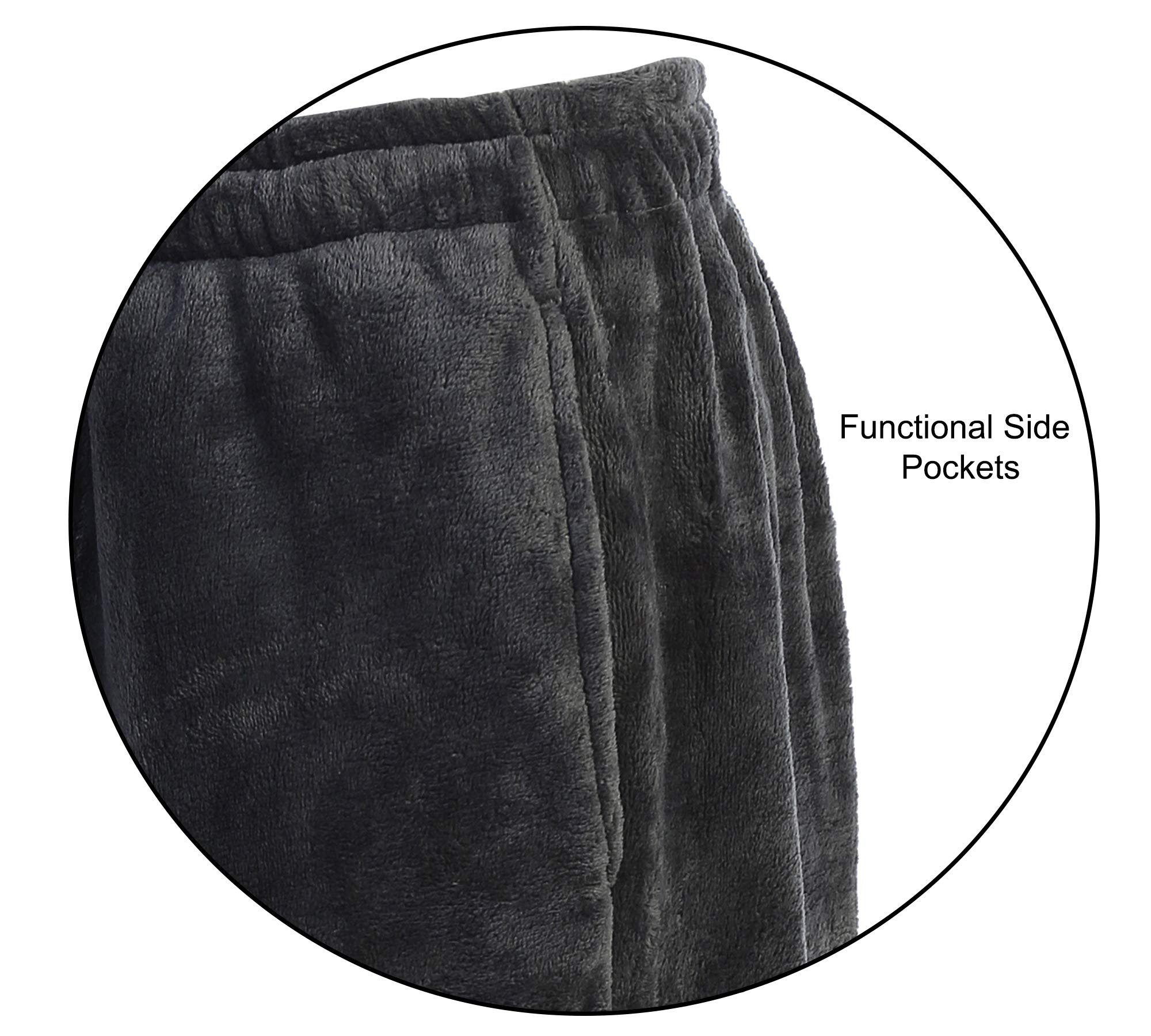 Gioberti Men's Super Soft Plush Pajama Pants - Cozy Lounge Pants for Relaxing at Home, Sleepwear & Comfortable Nightwear