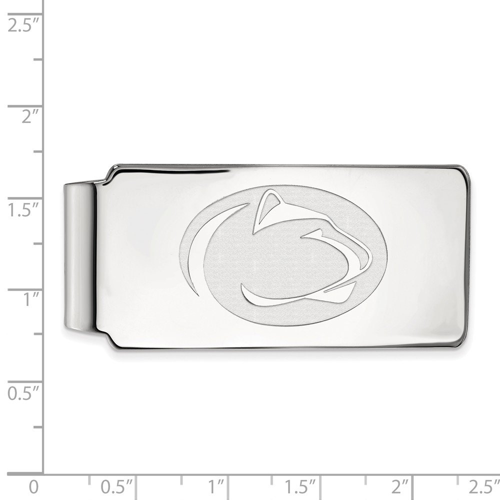 Penn State Nittany Lions Logo Money Clip - Premium Stainless Steel Wallet Gift for Men (Perfect for Graduation, Birthday & Game Day Accessories)