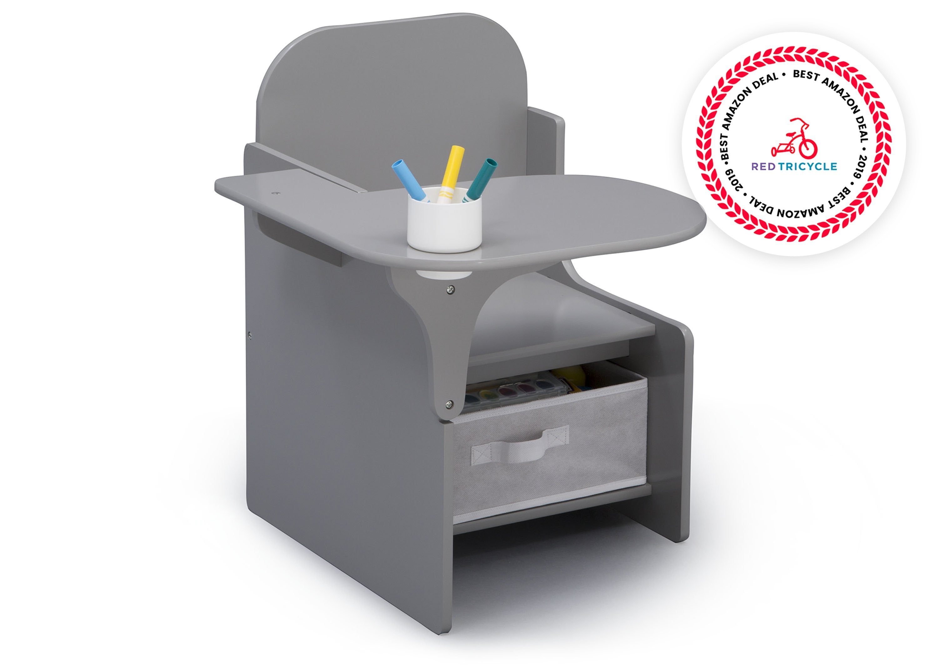 Adjustable MySize Chair Desk for Kids & Adults - Ergonomic Study & Workstation for Home, Office & School - Perfect for Remote Learning & Workspace Setup