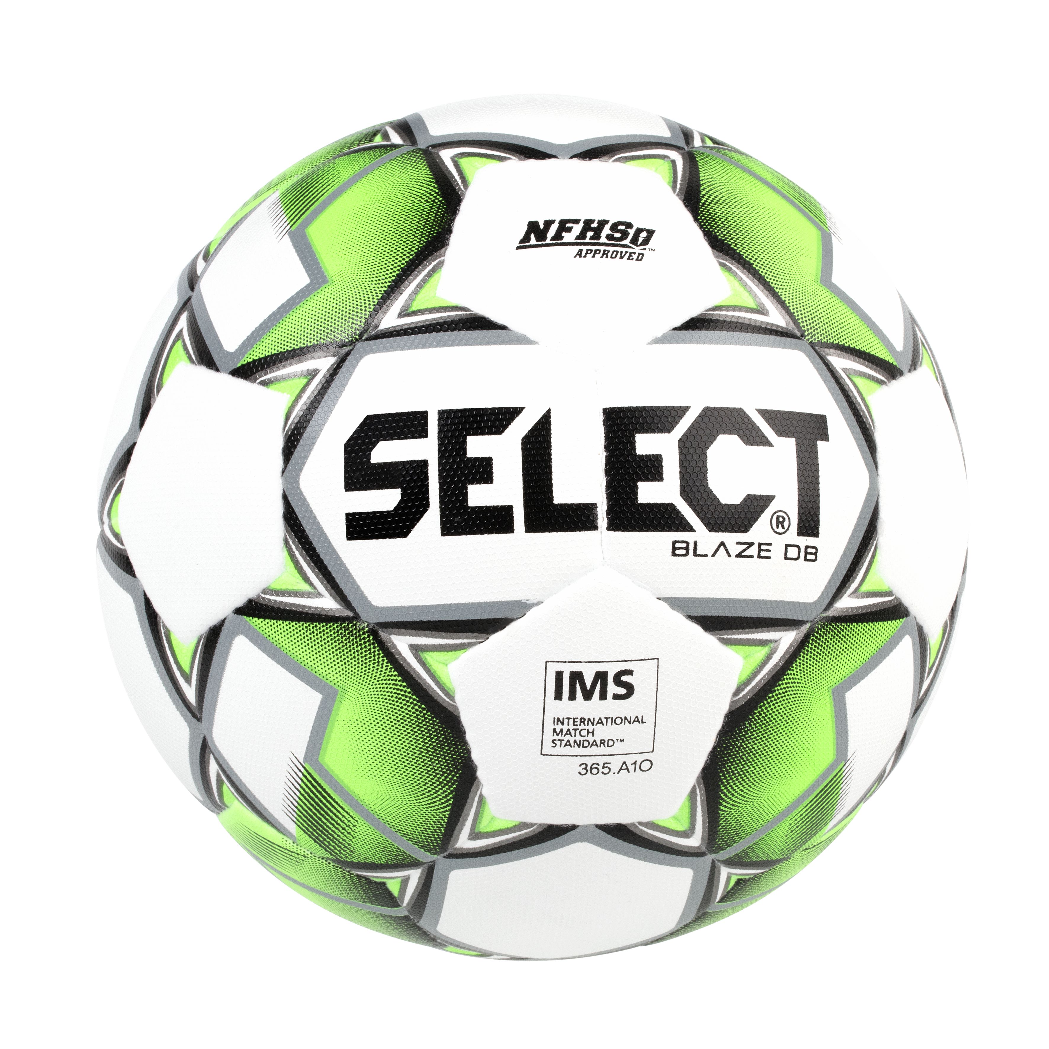 Select Sport Blaze DB Soccer Ball - Official NFHS Approved High-Performance Match Ball for Training & Games - Perfect for School, Club & Competitive Play