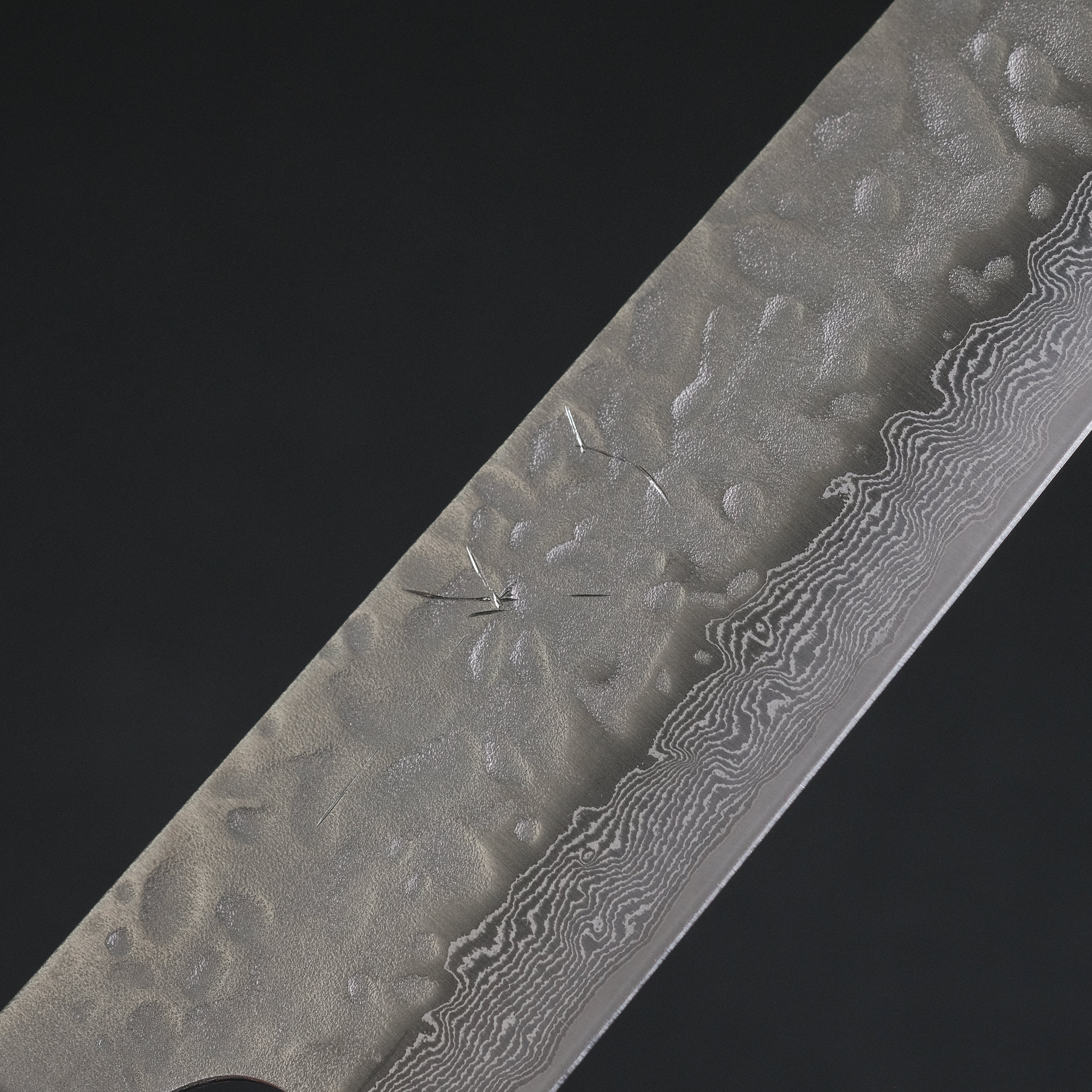 Hitohira Futana 270mm Sujihiki Knife - Stainless Tsuchime Damascus Blade with Cherry Wood Handle - Perfect for Slicing Sashimi, Roasts & Delicate Meats