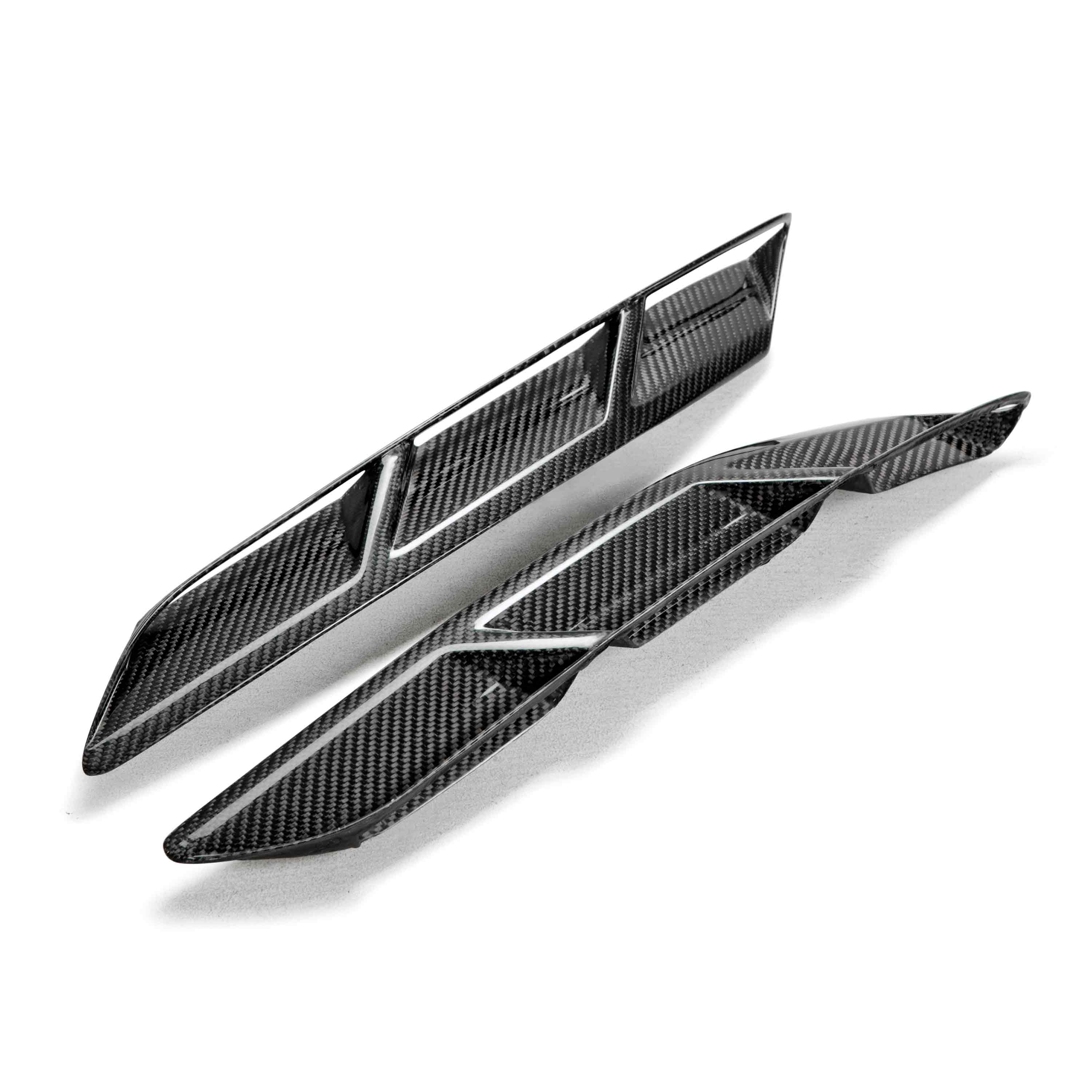 2015-2019 Chevrolet Corvette C7 Z06 Carbon Fiber Fender Inserts | Anderson Composites AC FFI14CHC7 OE Style | Perfect for Car Upgrades & Racing Enthusiasts