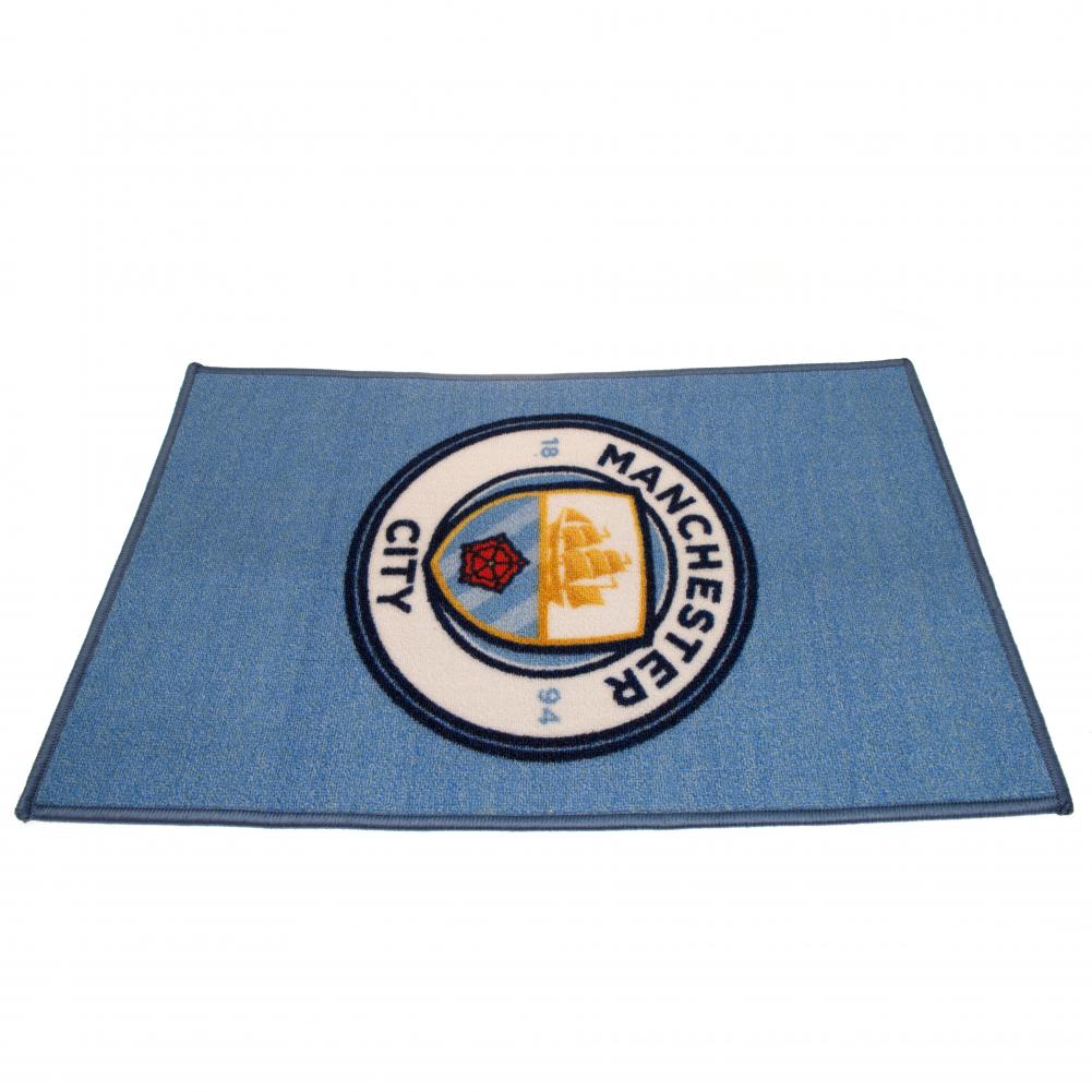 Manchester City FC Soccer Rug - Premium Football Carpet for Fans - Perfect for Living Room, Bedroom, and Game Room Decor