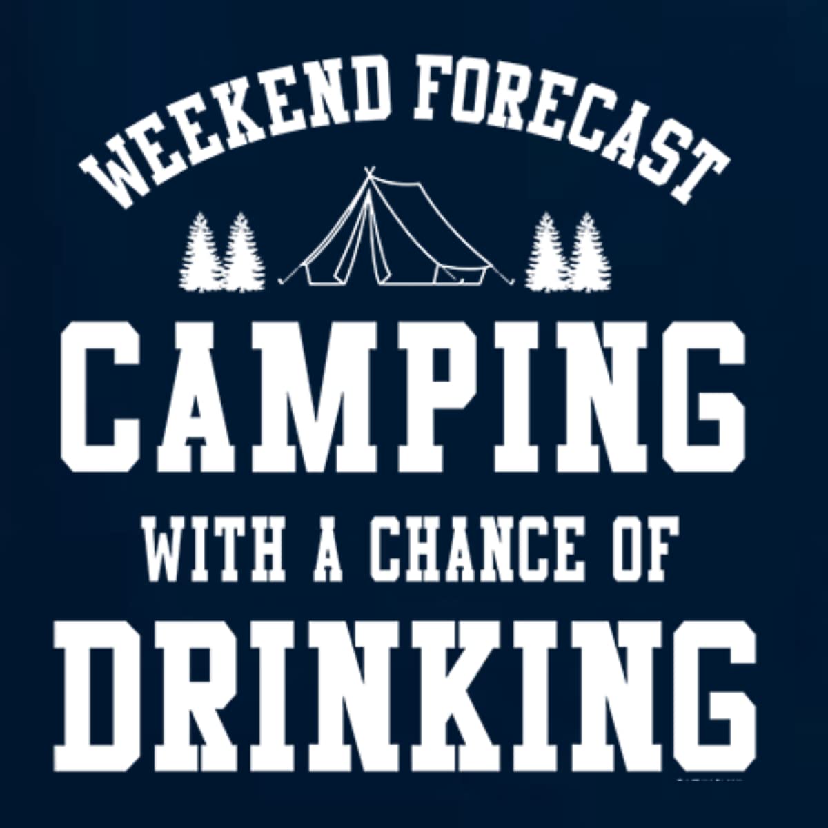 Funny Camping Drinking Ladies Racerback Tank Top - Perfect for Outdoor Adventures, Girls' Trips & Summer Parties