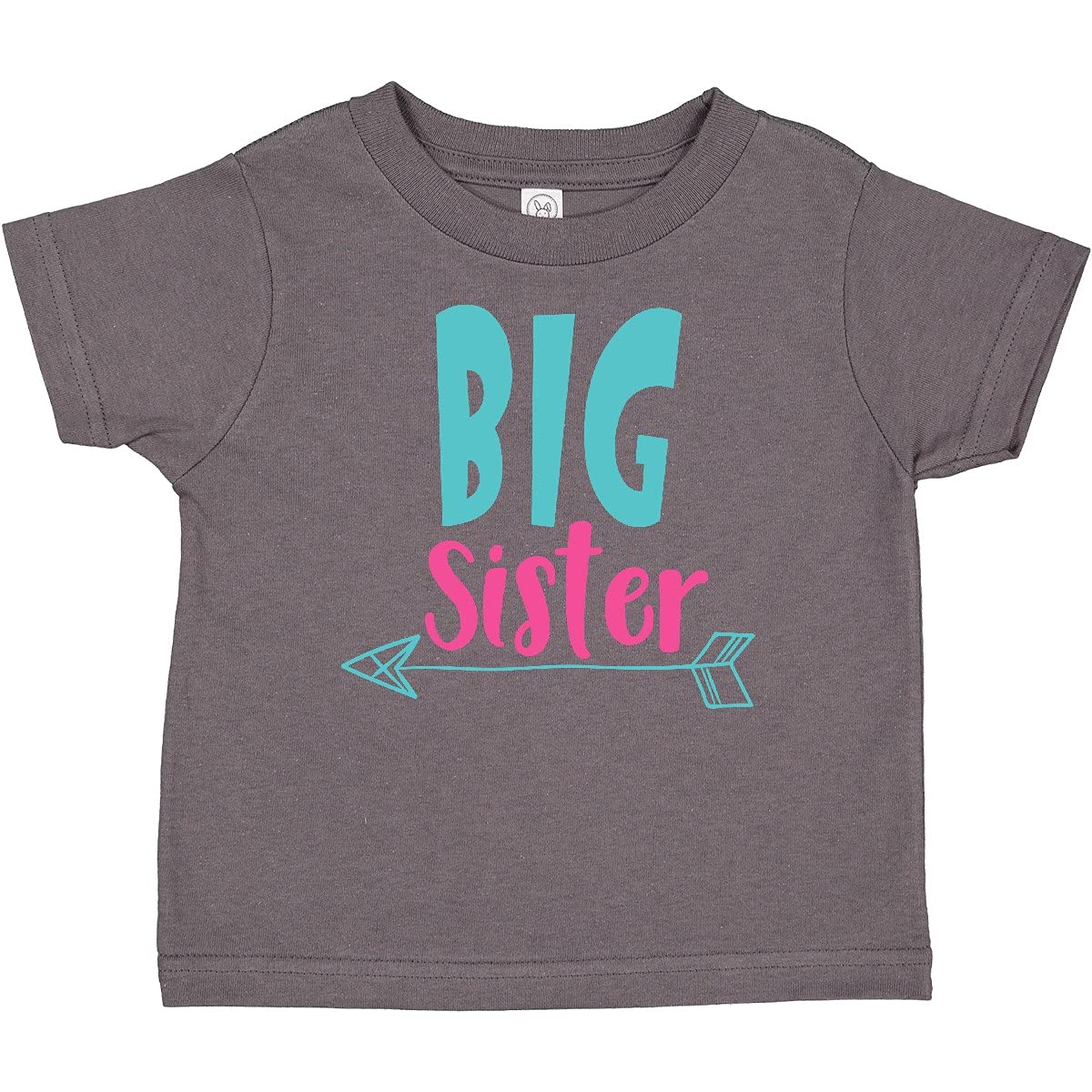 Inktastic Big Sister Older Sister Arrow Sibling Family Baby T-Shirt - Cute Matching Outfits for Siblings & Family Photos