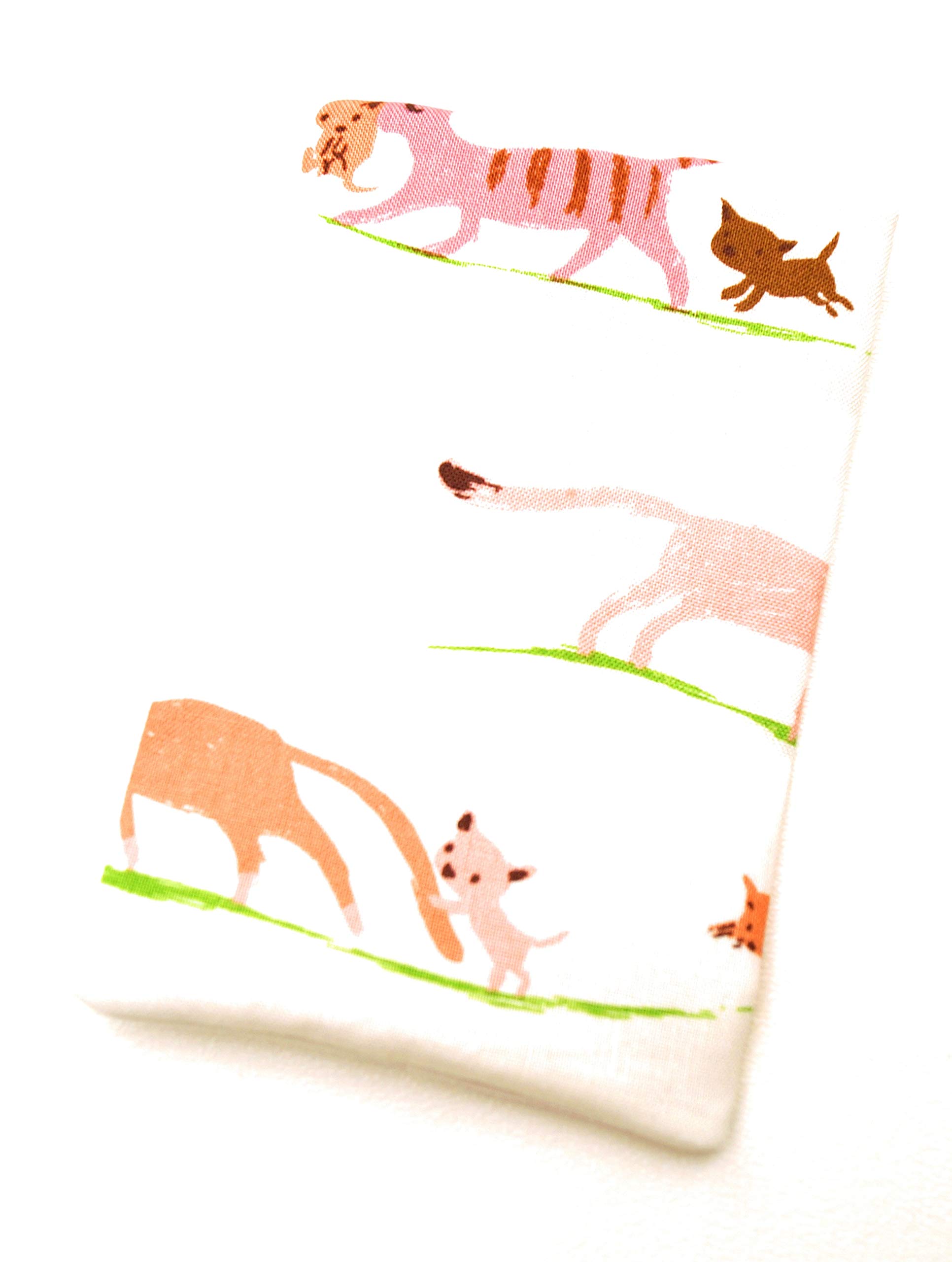 Portable Cat Print Fabric Tissue Holder - Cute Travel Size Tissue Case for Car, Purse & Home Decor - Perfect for Cat Lovers & Gift Ideas