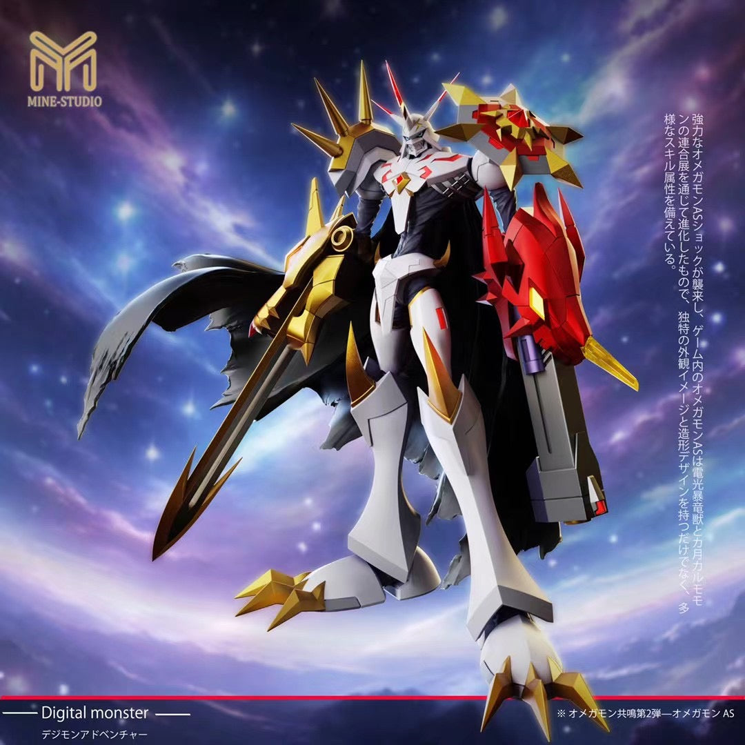 MINE Studio Omnimon (AS Form) - Digimon Action Figure | Collectible Anime Model for Fans & Gift for Digimon Lovers | Perfect for Display, Cosplay & Gaming Enthusiasts