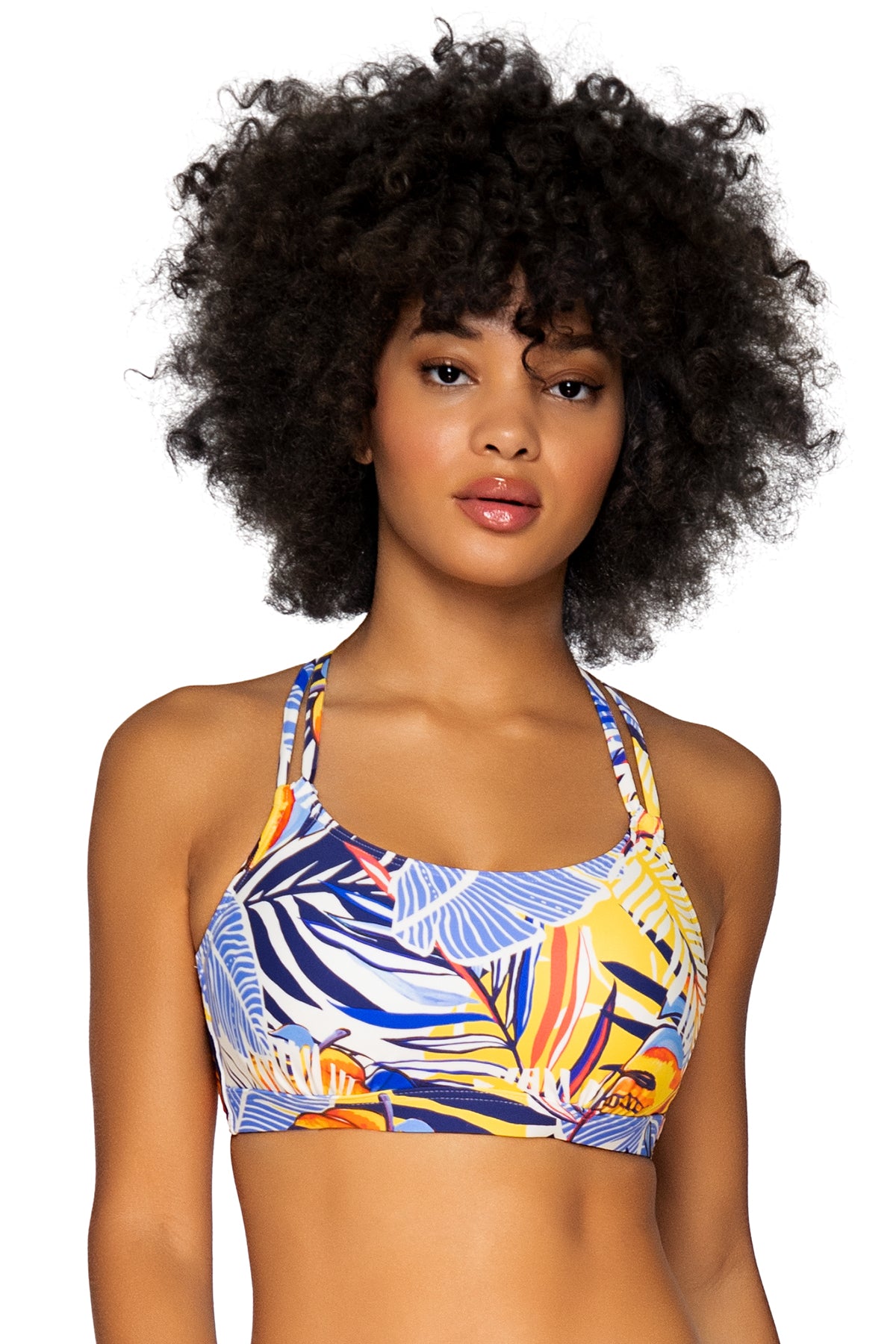Taylor Bralette Bahama Breeze - Comfortable Lace Bralette for Women, Wireless Soft Support, Breathable Summer Bralette for Lounge, Sleep, Yoga & Everyday Wear