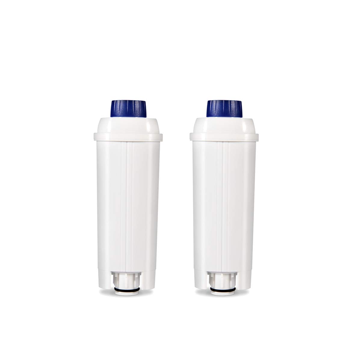 De'Longhi DLSC002 Replacement Water Filter with Activated Carbon Softener - Compatible with ECAM, ESAM, ETAM, BCO & EC Series Coffee Machines (2-Pack) - Improve Coffee Taste & Machine Performance