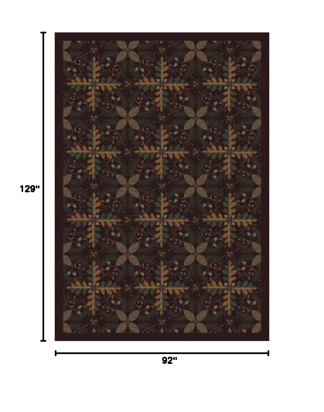 Joy Carpets Kaleidoscope Tahoe Whimsical Area Rugs - Burgundy Red Kids Playroom & Nursery Rug - Soft Non-Slip Living Room Carpet for Bedroom, Dorm, Play Area