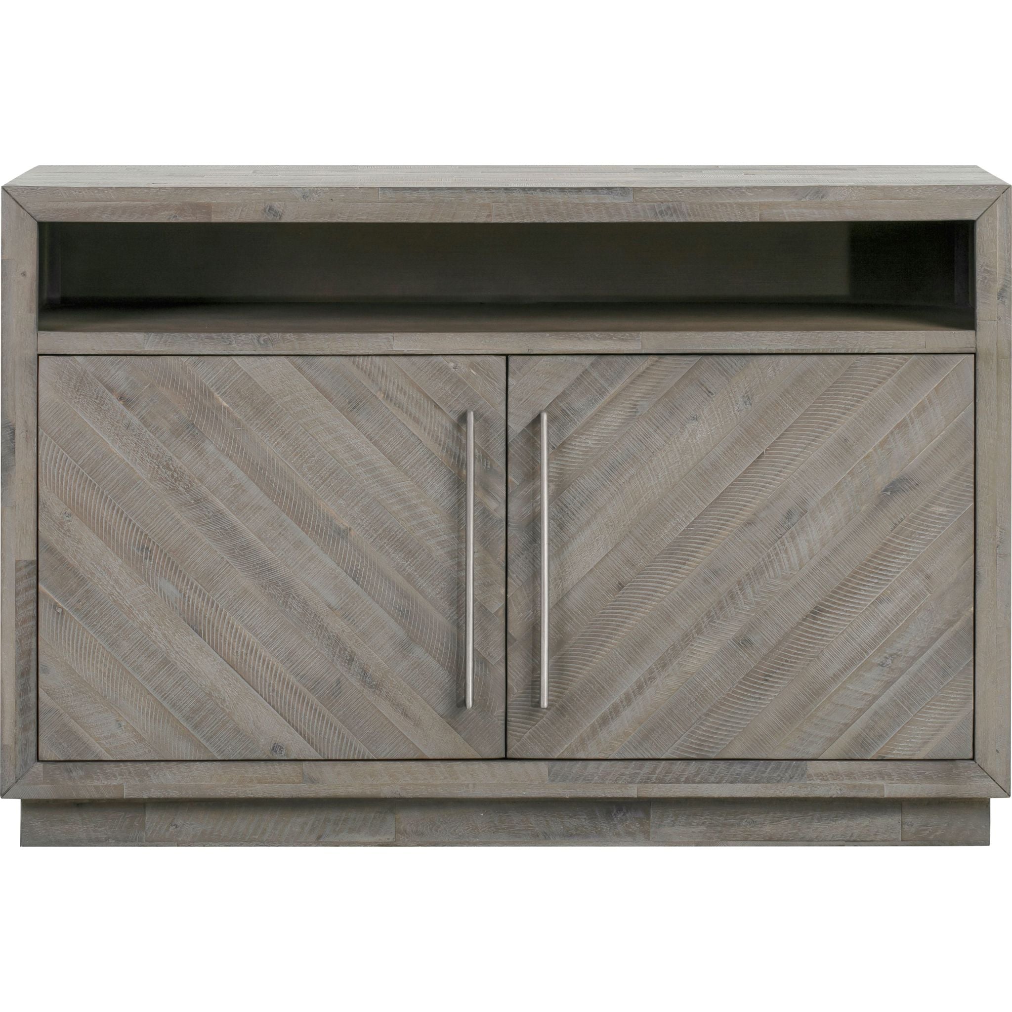 Rustic Latte Alexandra Console Table - Farmhouse Style Entryway Furniture for Living Room, Hallway & Home Decor