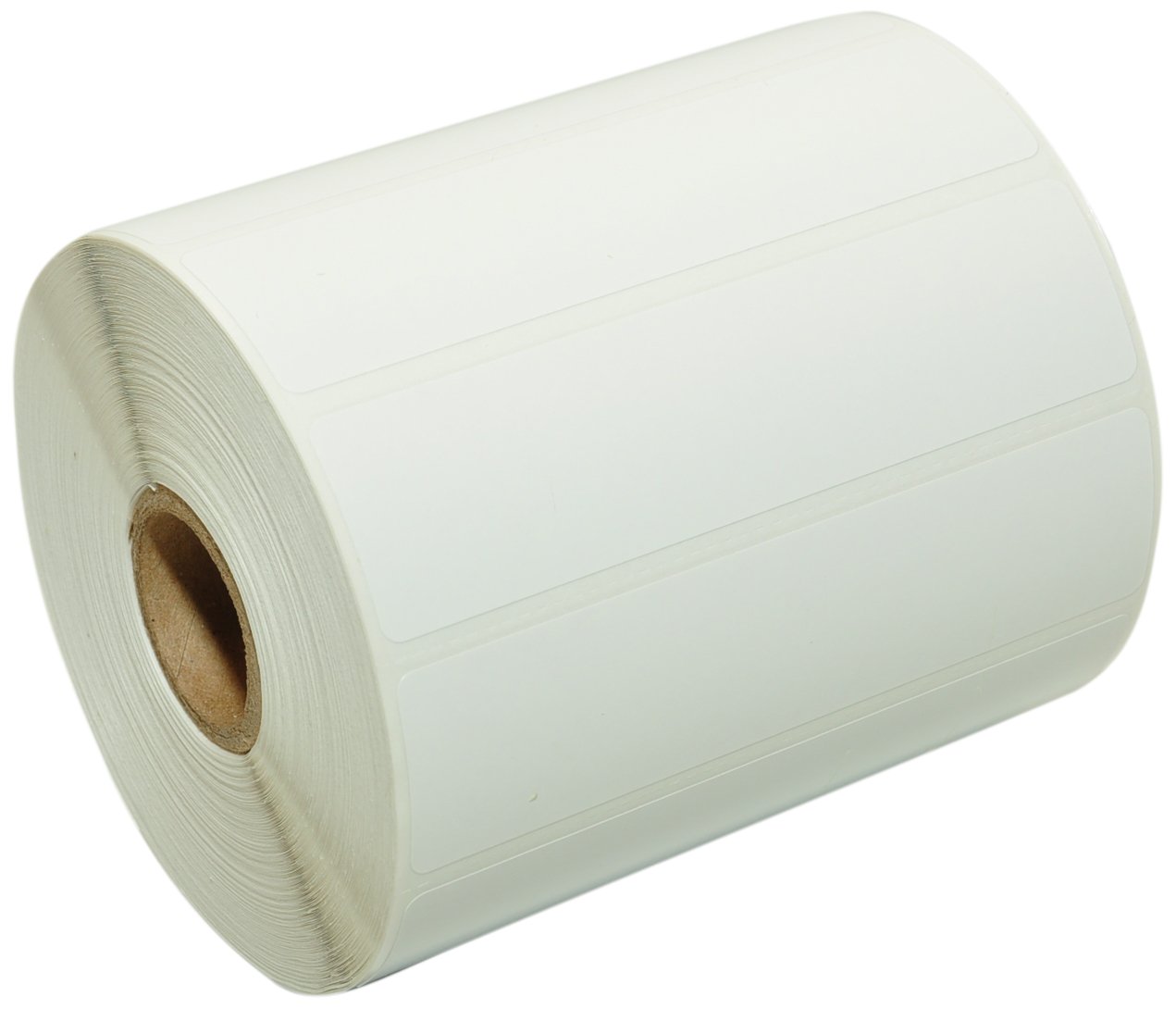 CompuLabel Direct Thermal Labels 4x1 Inch - White Permanent Adhesive Roll with Perforations (1300 Labels/Roll, 12 Rolls/Carton) for Shipping, Inventory & Barcode Printing - Model 530763