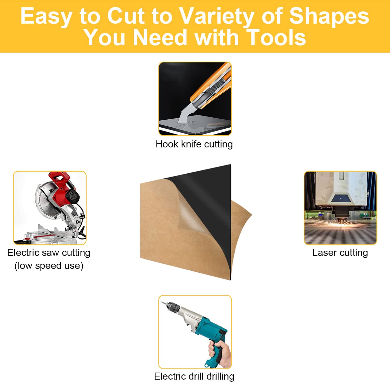 Black Acrylic Sheets 15×10cm×2mm (5Pcs) - Premium Craft Acrylic for DIY Projects, Photography Backdrops, Painting Signs & Mirror Effects | Ideal for Home Decor, Art Displays & Professional Photography