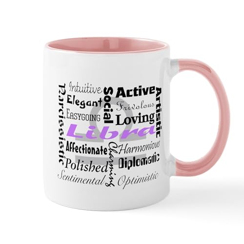 White/Pink Inside - Libra Mugs