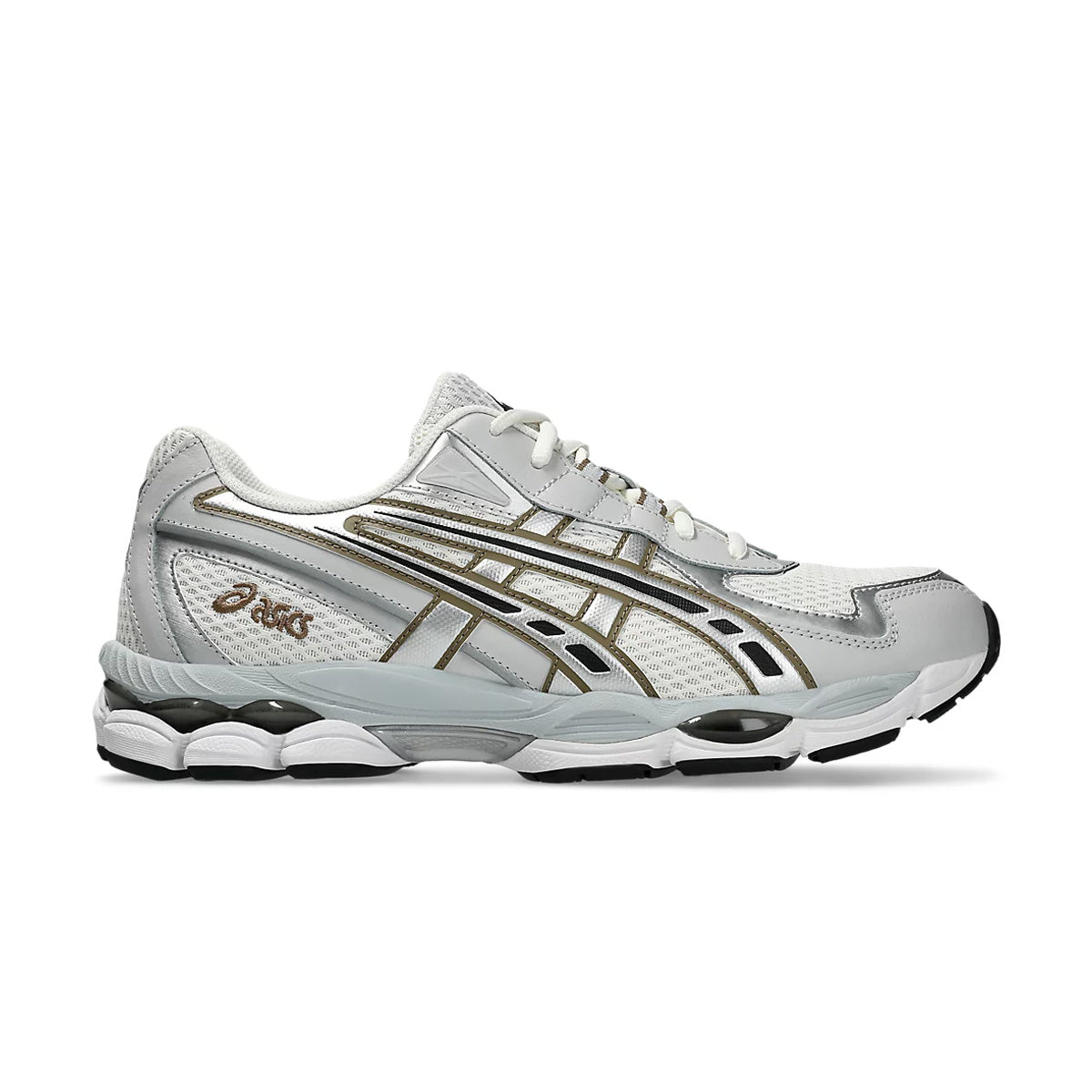 GEL NYC 2055 'Cream Pure Silver' Running Shoes - Lightweight Comfort Sneakers for Men & Women | Perfect for Jogging, Gym Workouts & Casual Wear