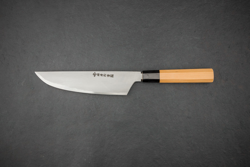 Premium Sakai Takayuki Homura Kogetsu Gyuto 210mm Japanese Chef Knife - Handcrafted by Master Itsuo Doi for Professional Chefs & Home Cooking, Perfect for Slicing, Dicing & Meat Cutting