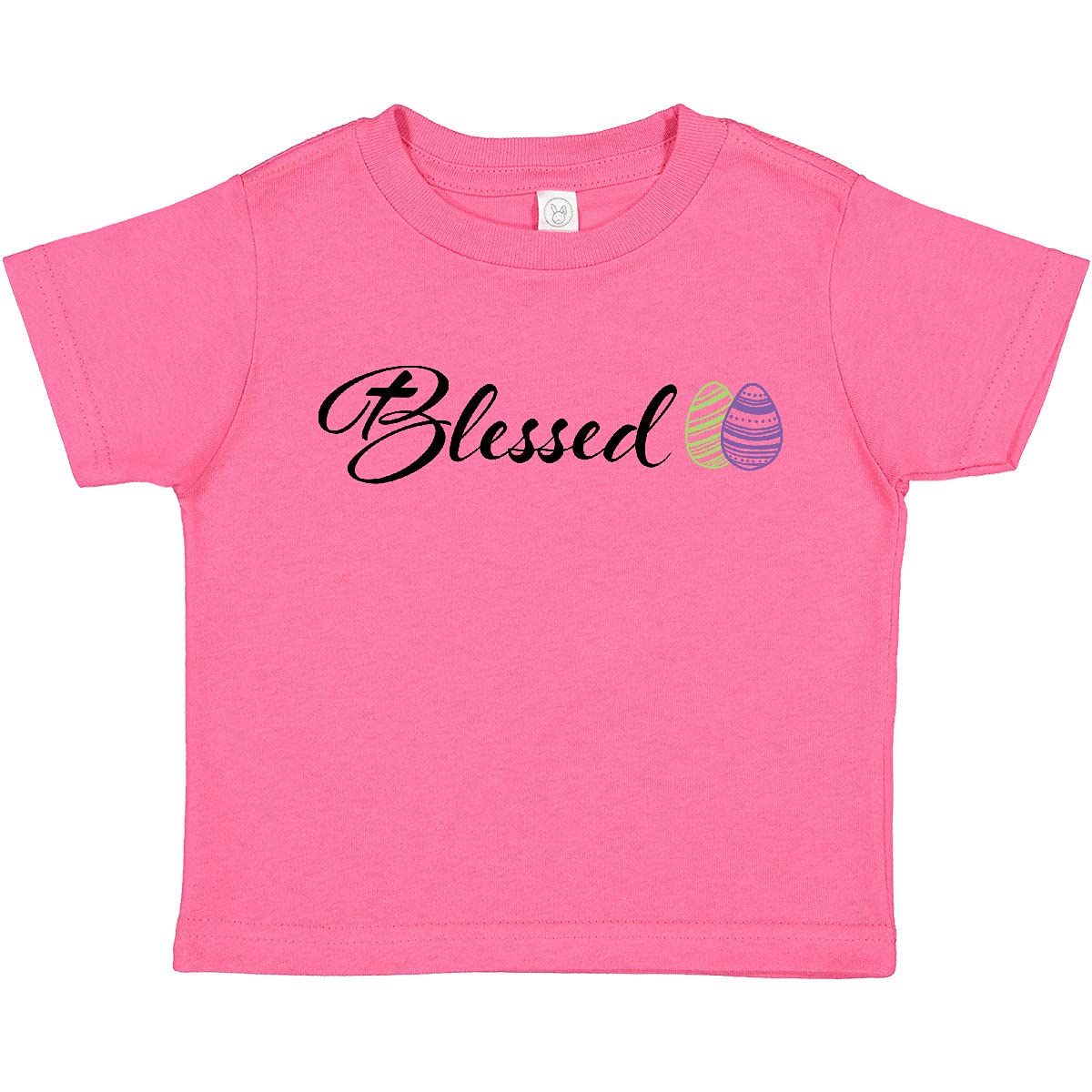 Easter Blessed Toddler T-Shirt with Eggs - Holiday Outfit