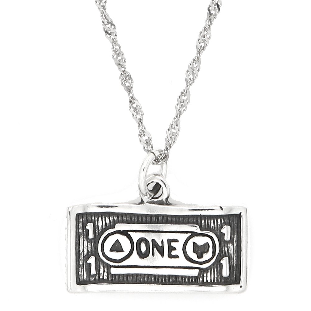 Sterling Silver Dollar Charm Necklace for Women | Fashion Jewelry Gift
