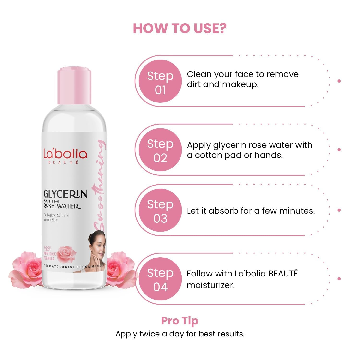 Organic Glycerin with Rose Water for Hydrated & Glowing Skin | Natural Face & Body Moisturizer (100g x 2 Pack) - Perfect for Dry Skin Care, DIY Beauty Recipes & Spa Treatments