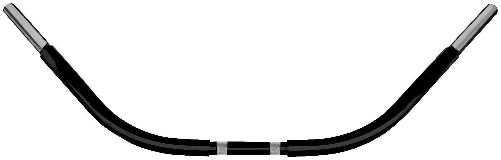 WO550B Black Beach Handlebar for Harley-Davidson Motorcycles - Perfect for Cruising & Long Rides