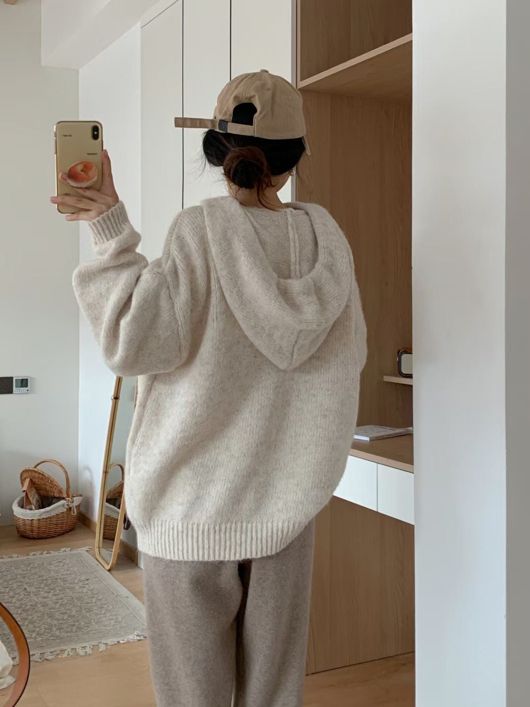 Cozy Loose Hooded Sweater for Women - Soft Winter Pullover for Casual Wear | Perfect for Autumn & Winter Layering, Lounging at Home, and Outdoor Activities