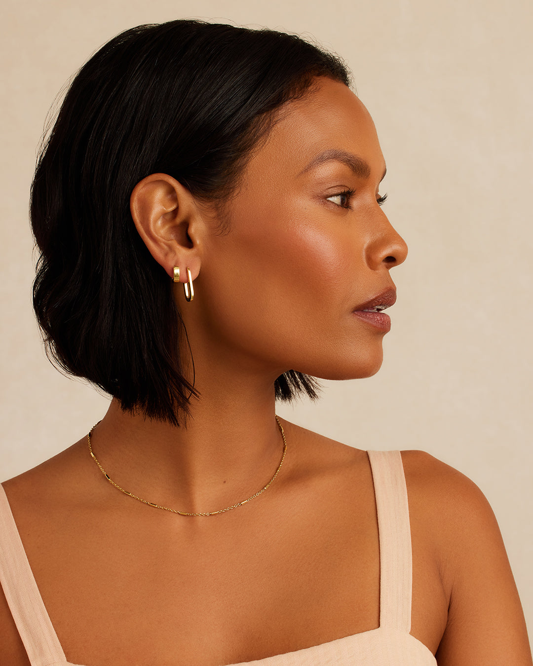 Rose Huggie Earrings Set - 14K Gold Plated Rose Stud Earrings for Women, Minimalist Dainty Huggies for Everyday Wear | Perfect Gift for Valentine's Day, Anniversary & Bridal Jewelry