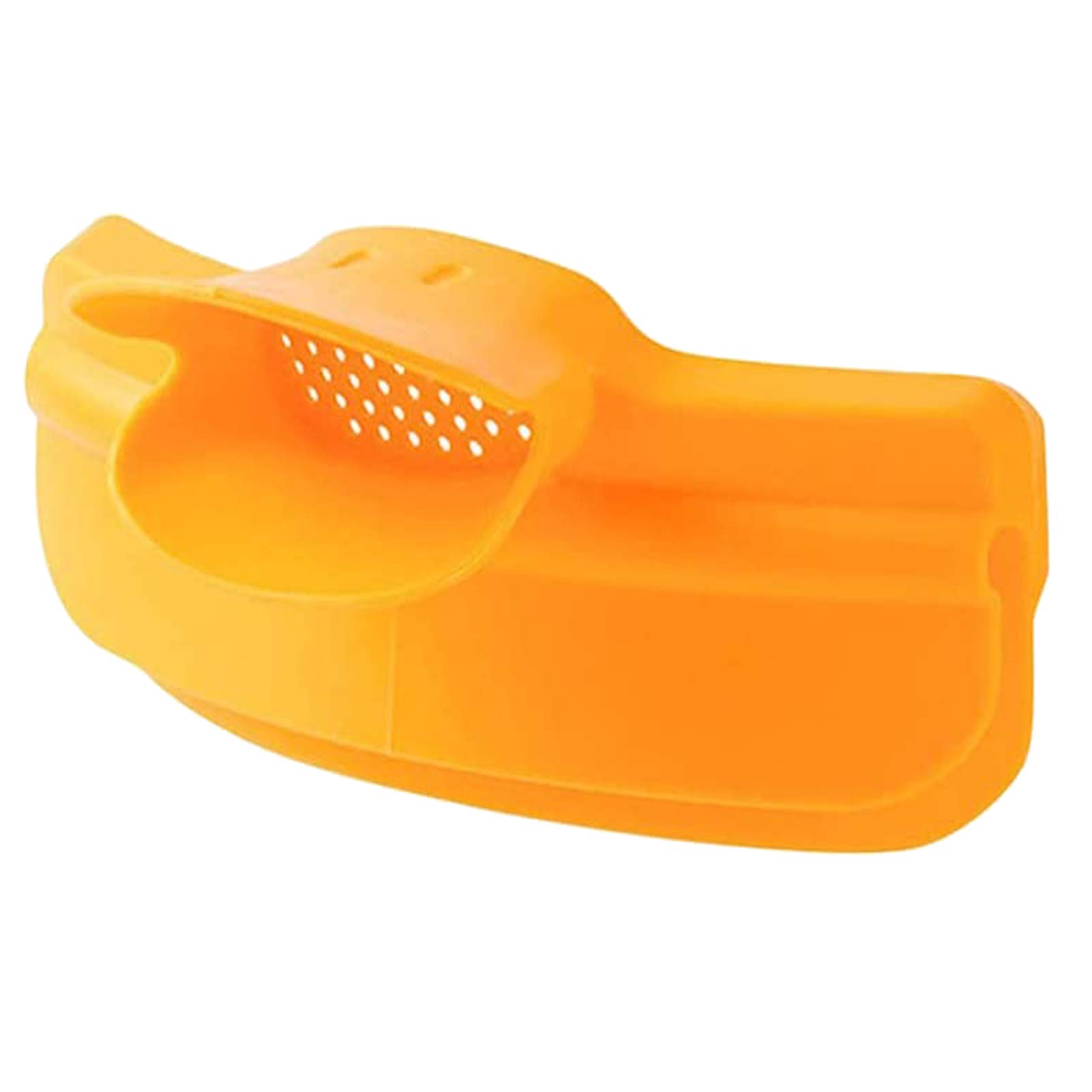 WskLinft Kitchen Funnel with Anti-Spill TPR Edge & Duckbill Spout - Durable Anti-Deformation Design for Easy Liquid Transfer - Perfect for Cooking, Baking, and DIY Projects (Yellow, 1PC)