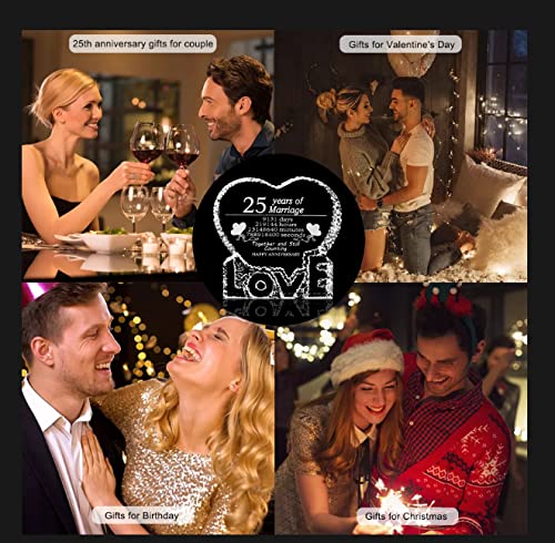 25th Anniversary Crystal Gifts for Couples - Wedding & Home Decor