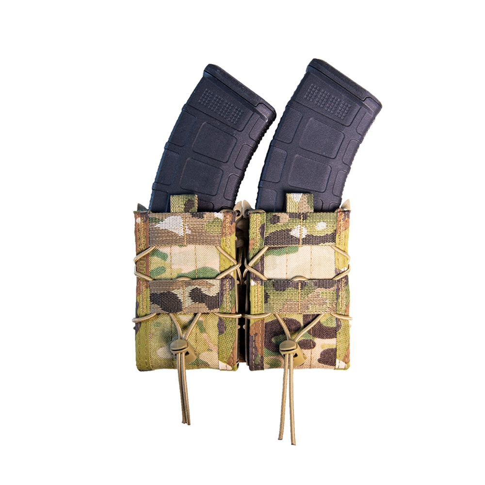 High Speed Gear Double Rifle TACO Magazine Pouch - Durable Tactical Molle Compatible - Made in USA | Perfect for Military, Hunting & Range Shooting