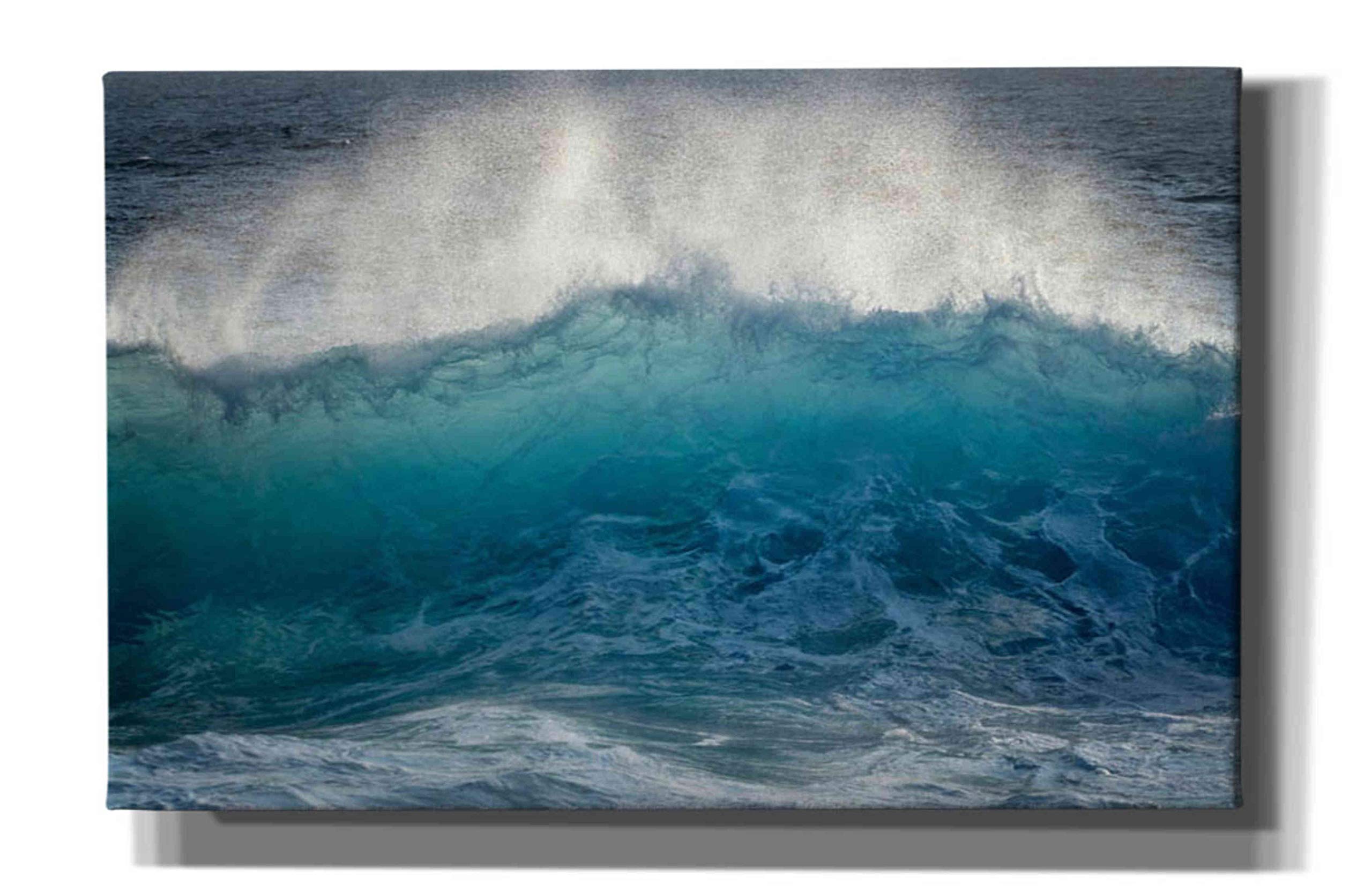 Dennis Frates Epic Graffiti 'Crest' Canvas Wall Art - 40x26 Inches Modern Home Decor for Living Room, Bedroom & Office