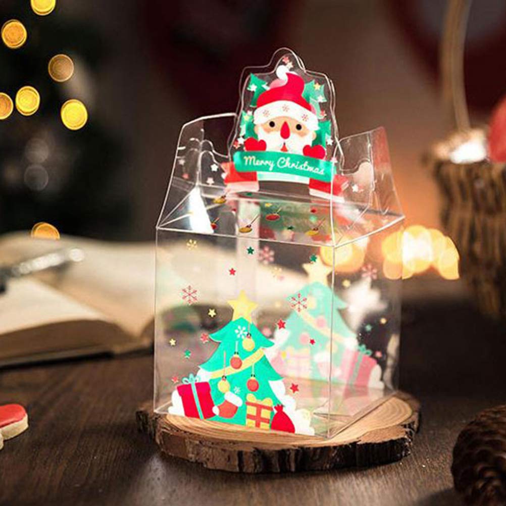 10Pcs Elegant Christmas Gift Boxes for Apples - Holiday Storage & Decorative Wrapping Solution | Perfect for Xmas Decor, Party Favors & Festive Present Packaging