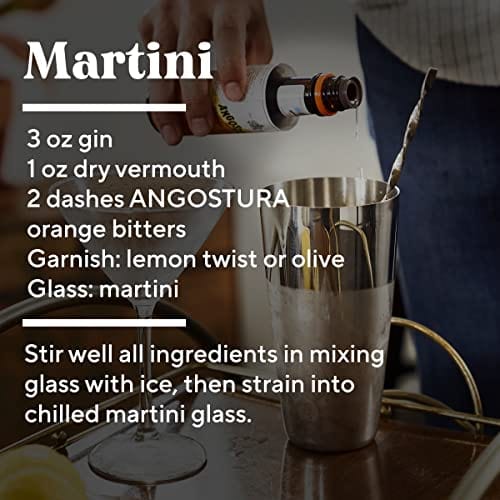 ANGOSTURA Orange Bitters - Premium Cocktail Bitters for Professional & Home Bartenders | Kosher Certified, Sodium Free, 4 Fl Oz | Perfect for Old Fashioned, Manhattan & Craft Cocktails